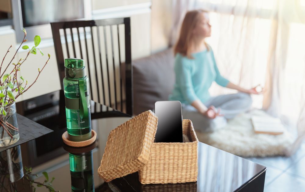 woman practicing hormone-balancing lifestyle for energy and mood support