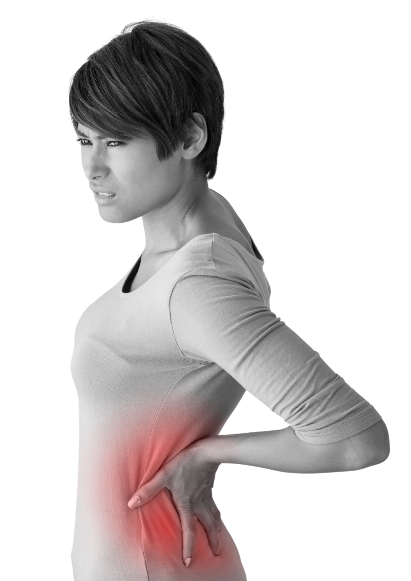 woman with back pain needing chiropractic care in Houston