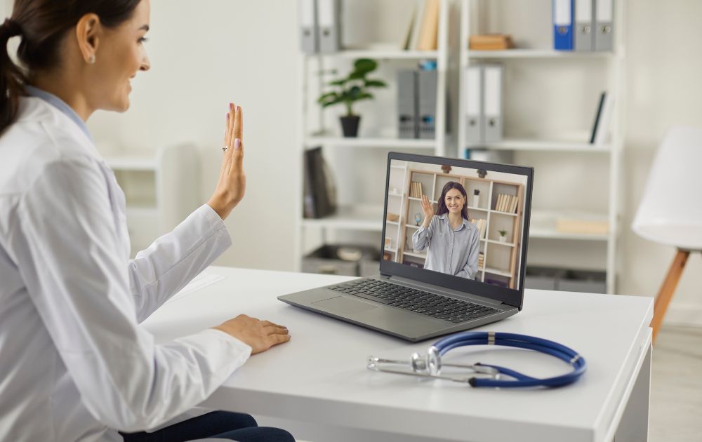 patient receiving continuous support for long-term wellness success