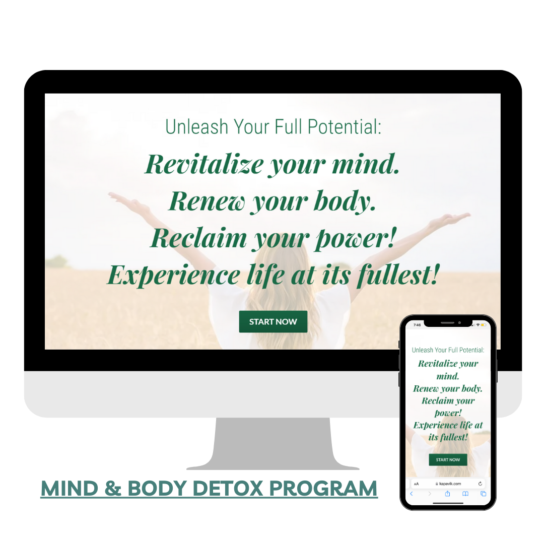 discovery call for Dr. Kapavik’s mind and body detox program in Houston