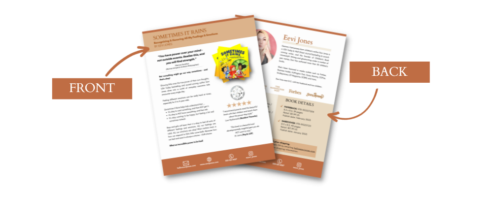 one sheet for children's authors