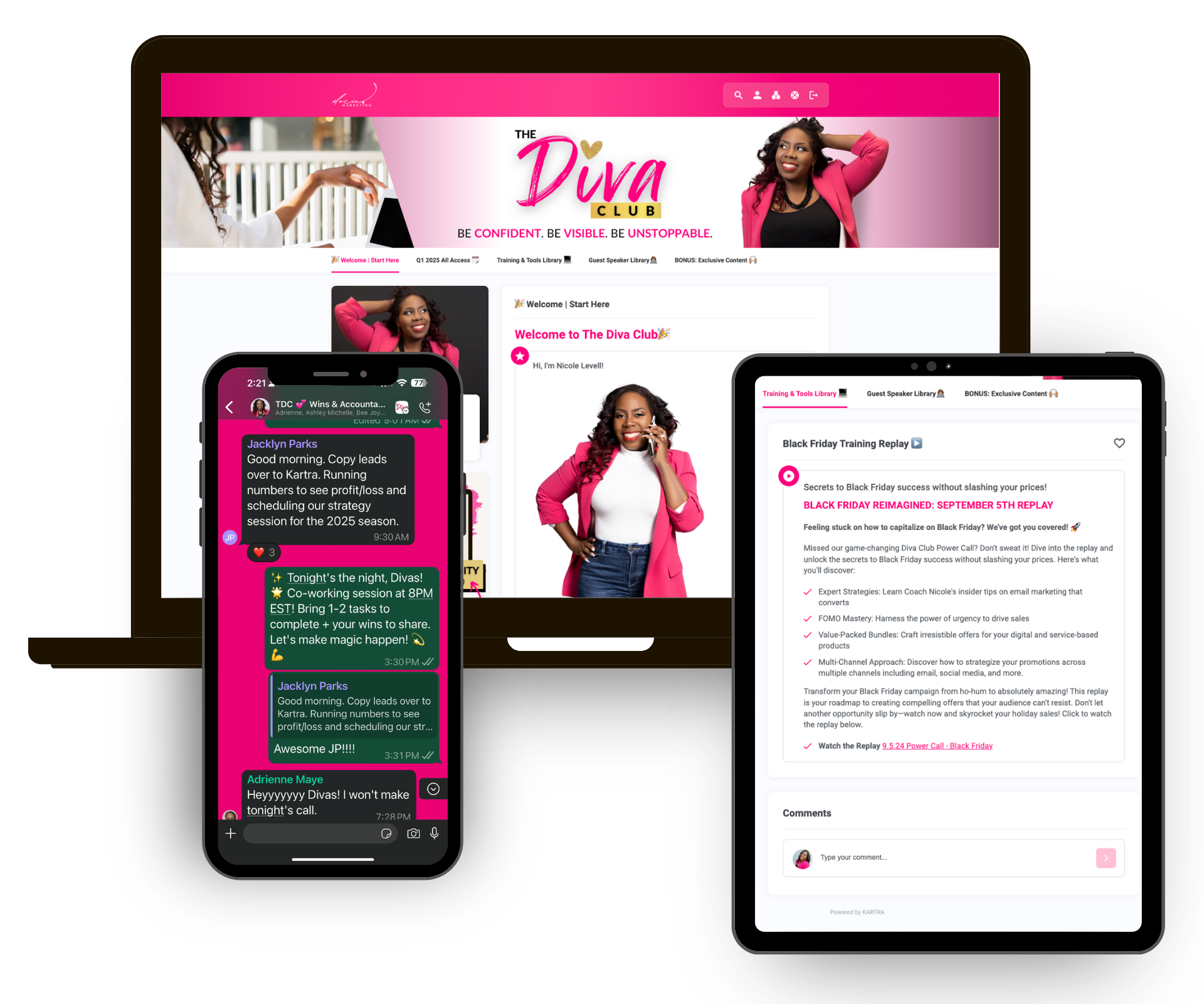 Diva Club Membership Portal