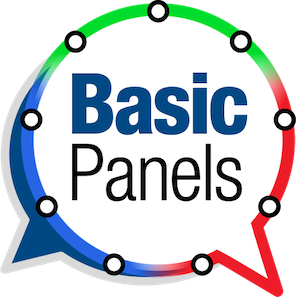 Icon Enneagramm Basic Panel Videokurs mit Kreis, neun Stilpunkten und Sprechblase für echte Gespräche mit 9 Enneagramm-Stilen