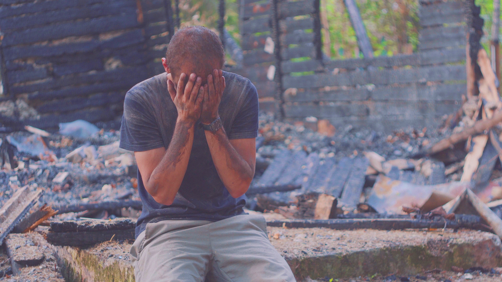 Floods can cause people to become a refugee in their own country