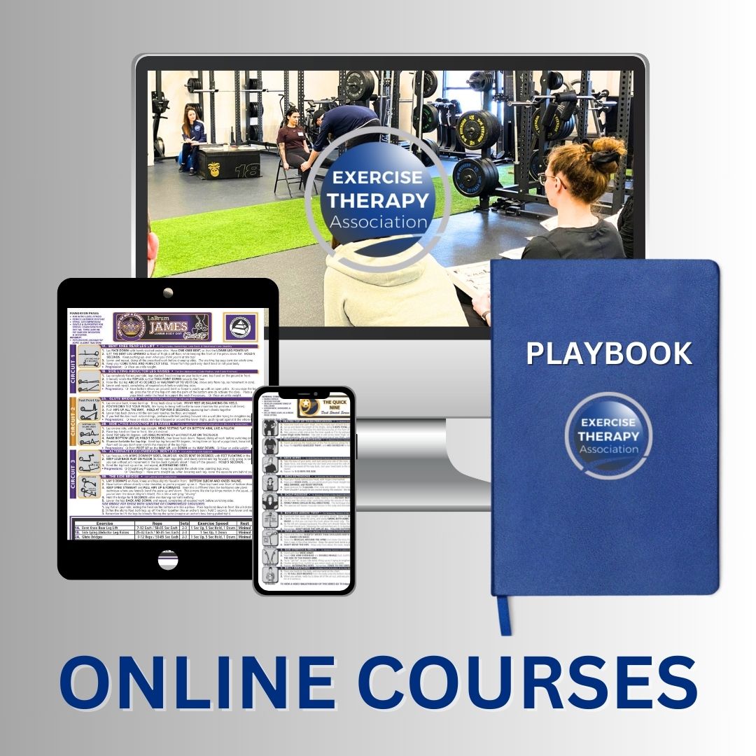 Screenshots of canadian online fitness education courses