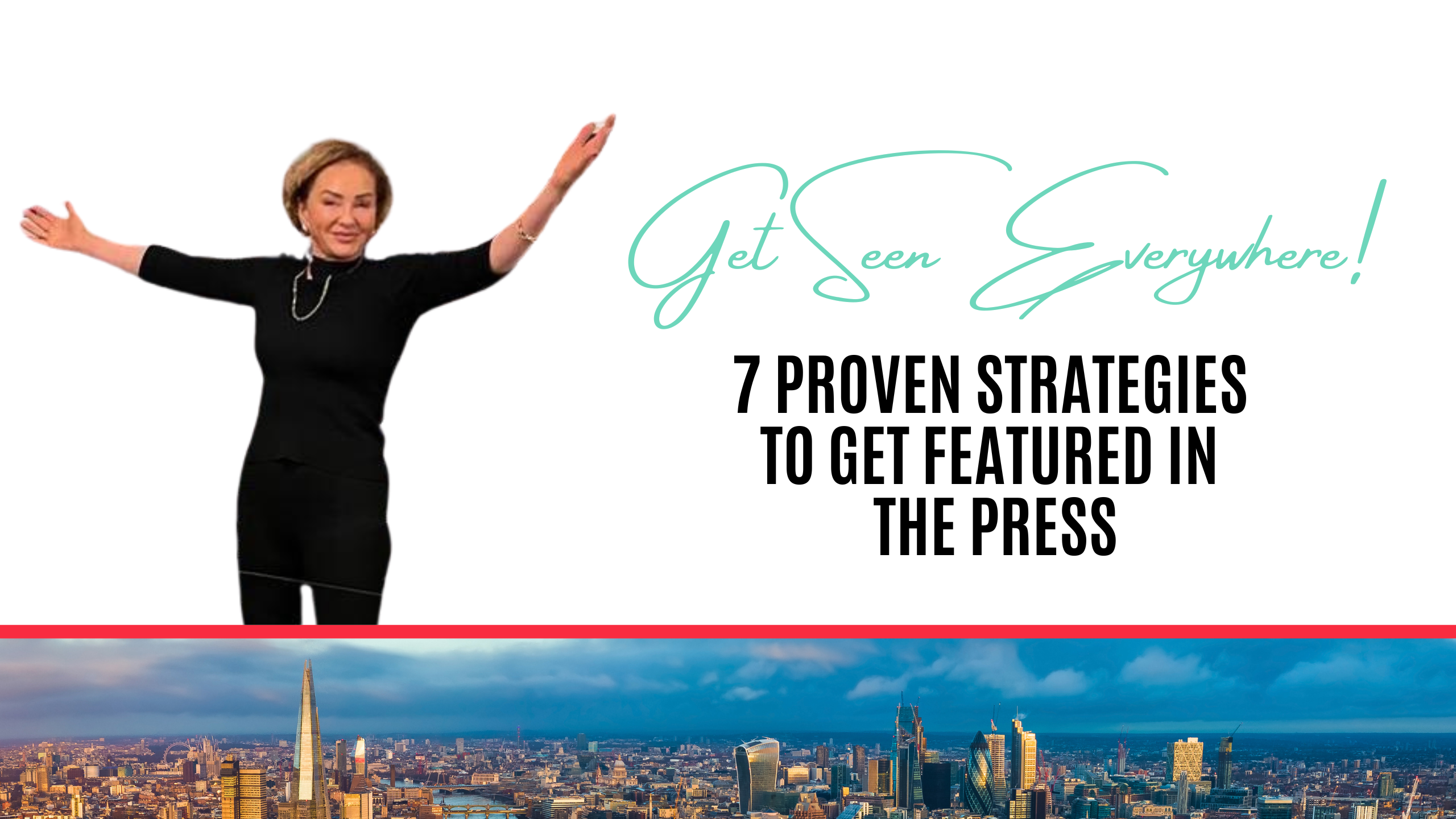Fiona Harrold's free coaching resource: 7 Proven Strategies to Get in the Press 