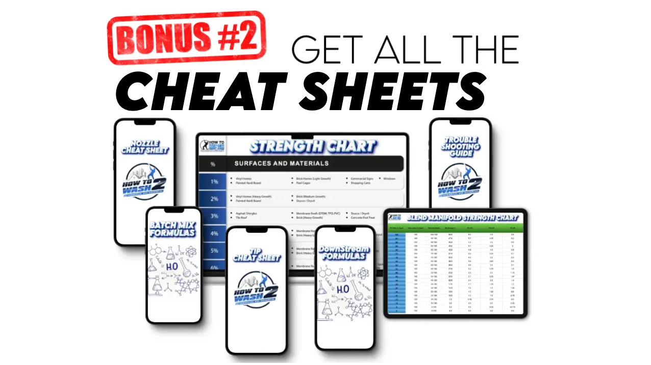 Batch Mix Calculator for Soft Washing and Pressure Washing