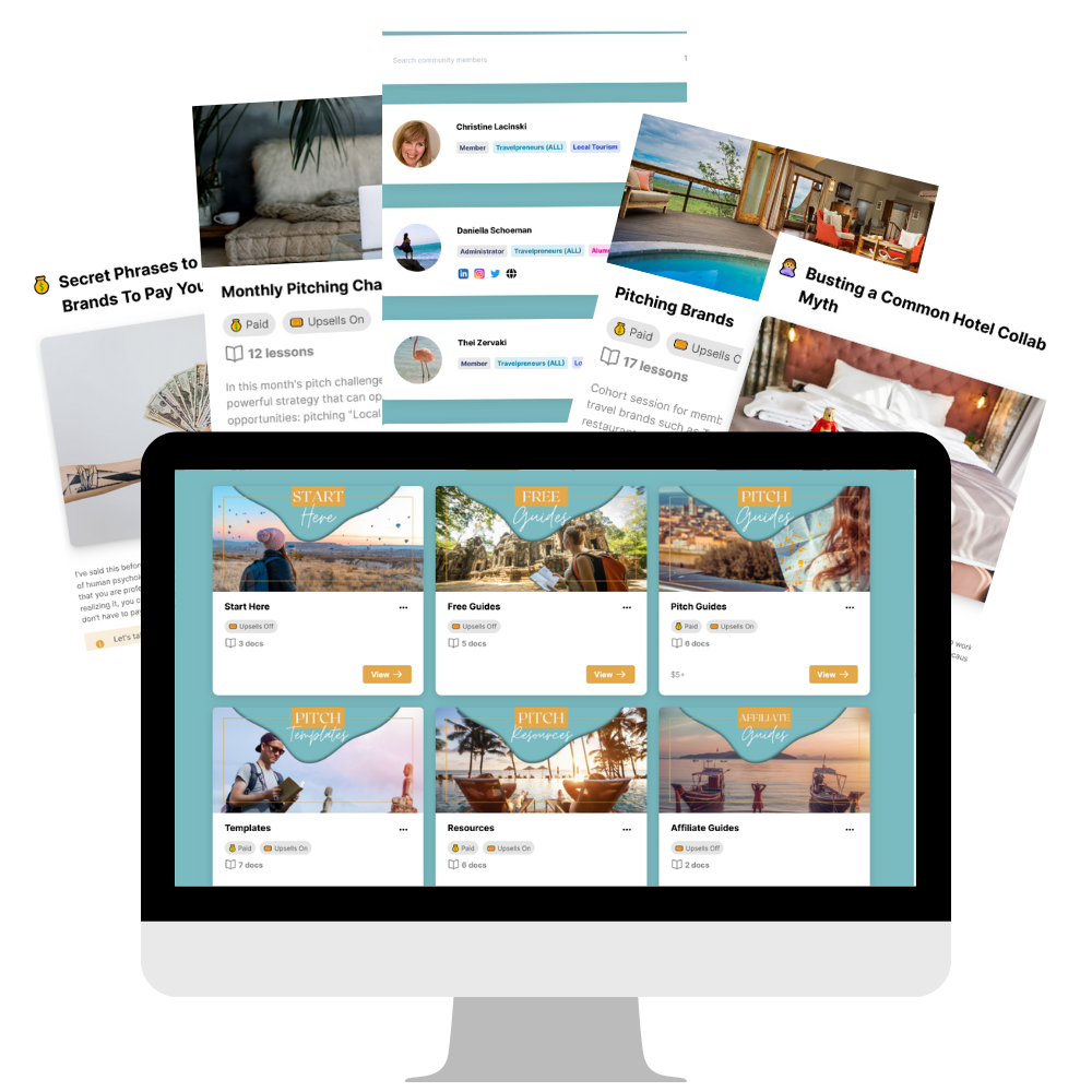 3-Months Free Access to the Wildly Successful Travelpreneurs Membership