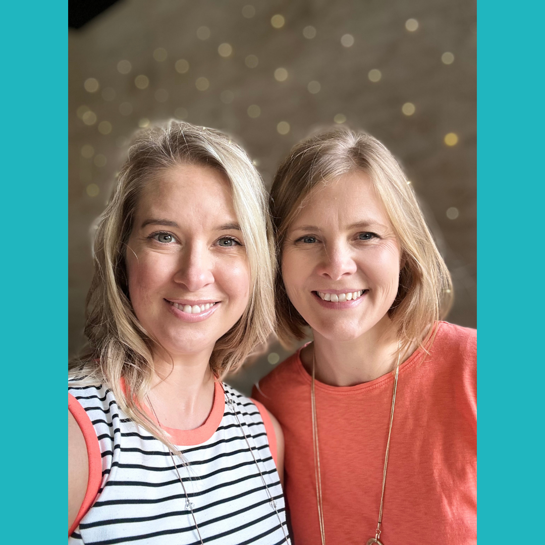 Image of Dr Claire Plumbly & Dr Mariane Trent in summer outfits and smiling