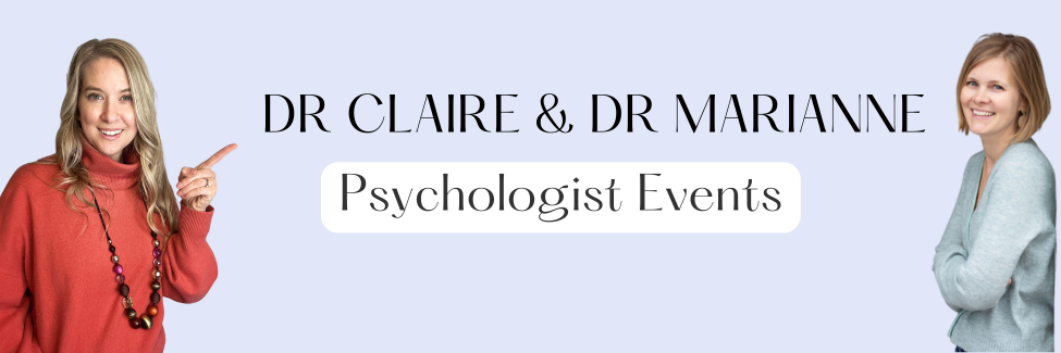 Picture of Dr Marianne Trent and Dr Claire Plumbly and the Text Psychologist Events