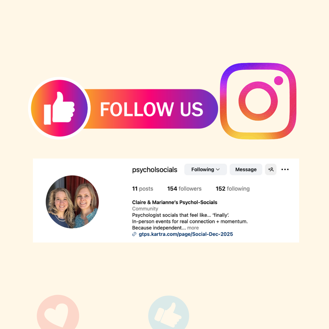 image of the psycholsocial instagram account and the words follow us