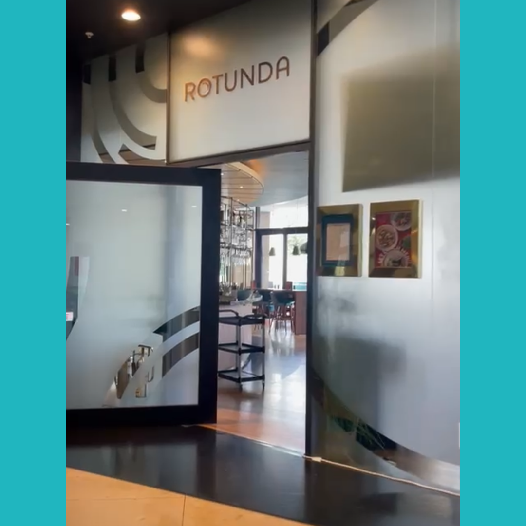 A photo of the entrance doors to the Rotunda Venue in King's Cross