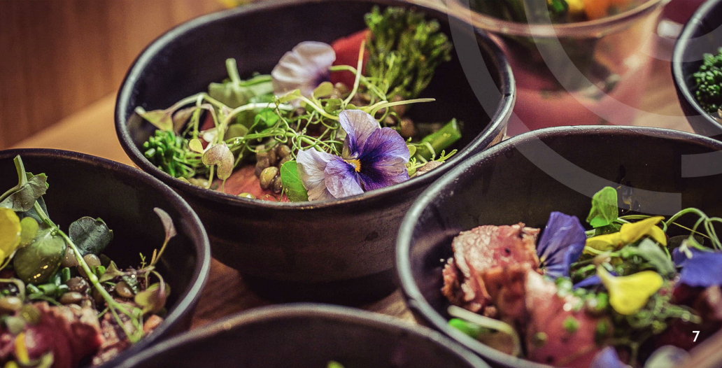 Image of delicious bowls of food