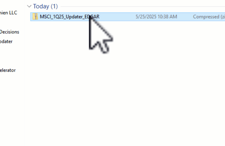 Financial Model Updater Unzip Instructions GIF