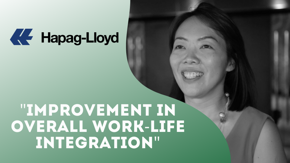 Video testimonial: HR Manager, Hapag-Lloyd Pte Ltd