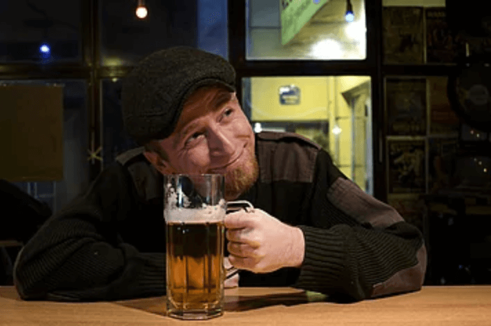 Dave down the pub.