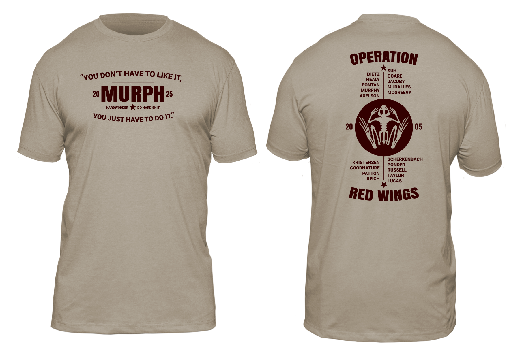 Murph WOD Tees by HardWodder