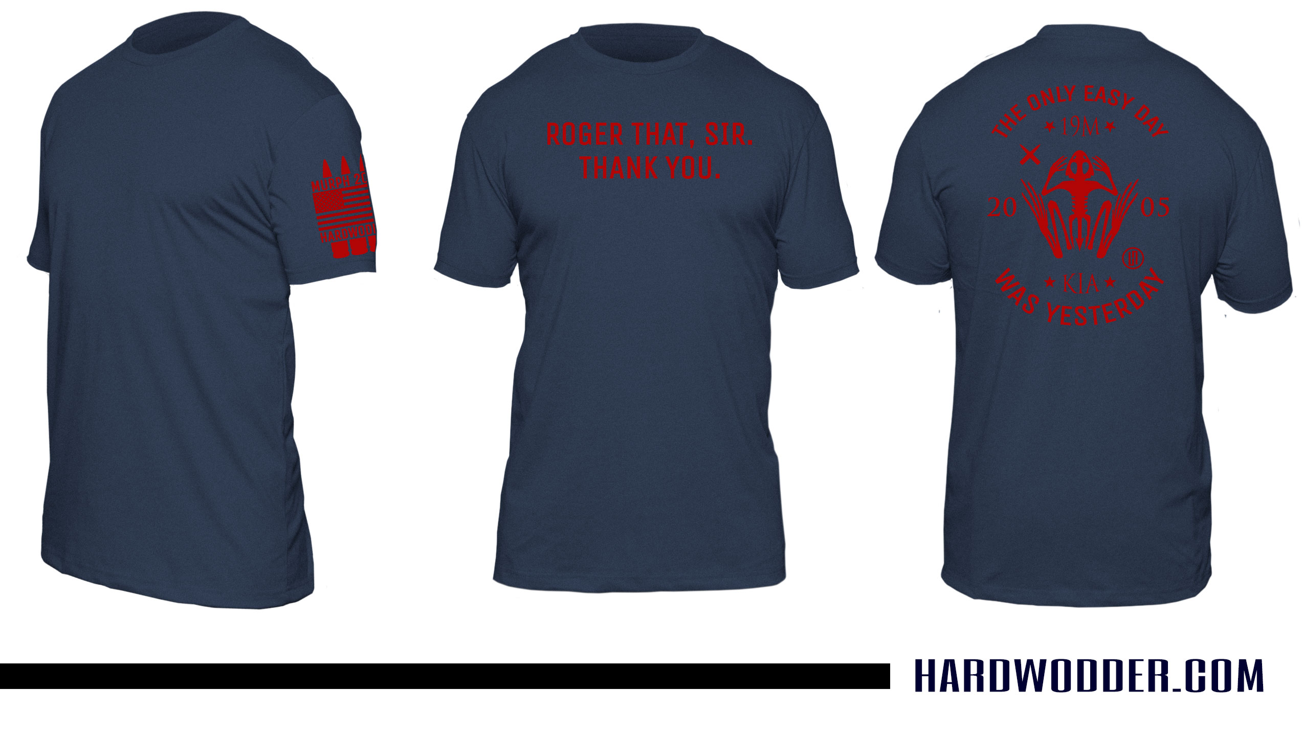 Murph WOD Tees by HardWodder