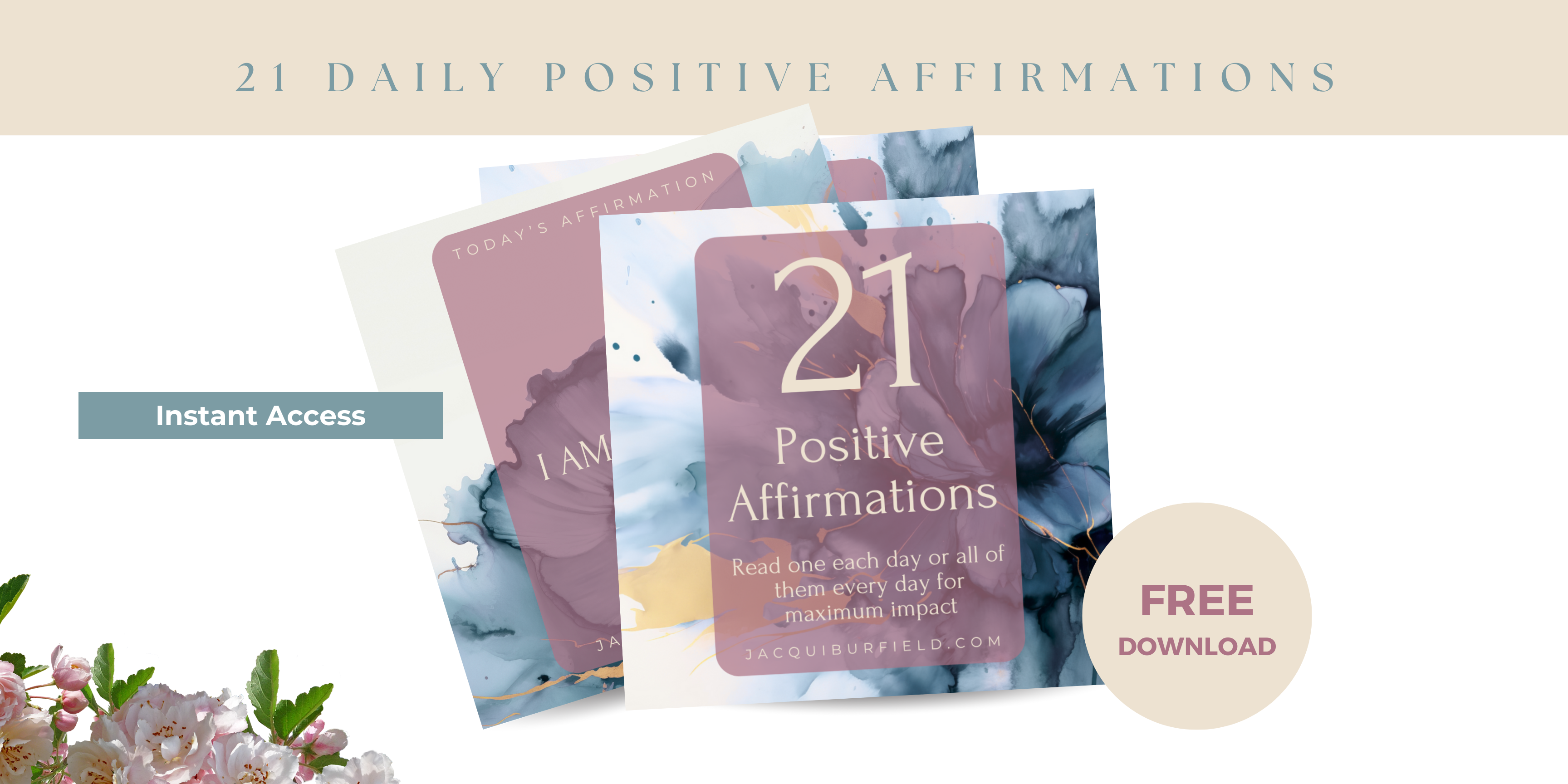 FREEBIE - 21 Positive Affirmations