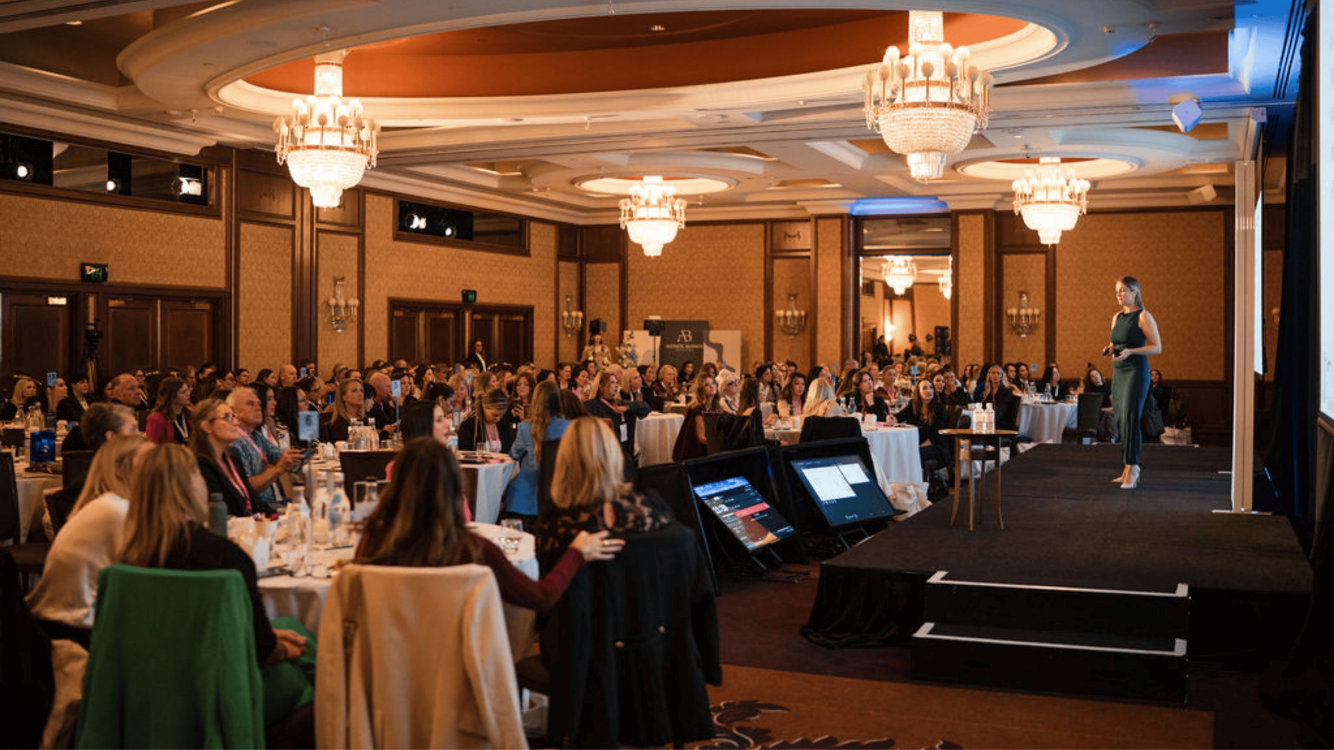 Jade Spehr speaking at Aesthetic Business Masters Melbourne
