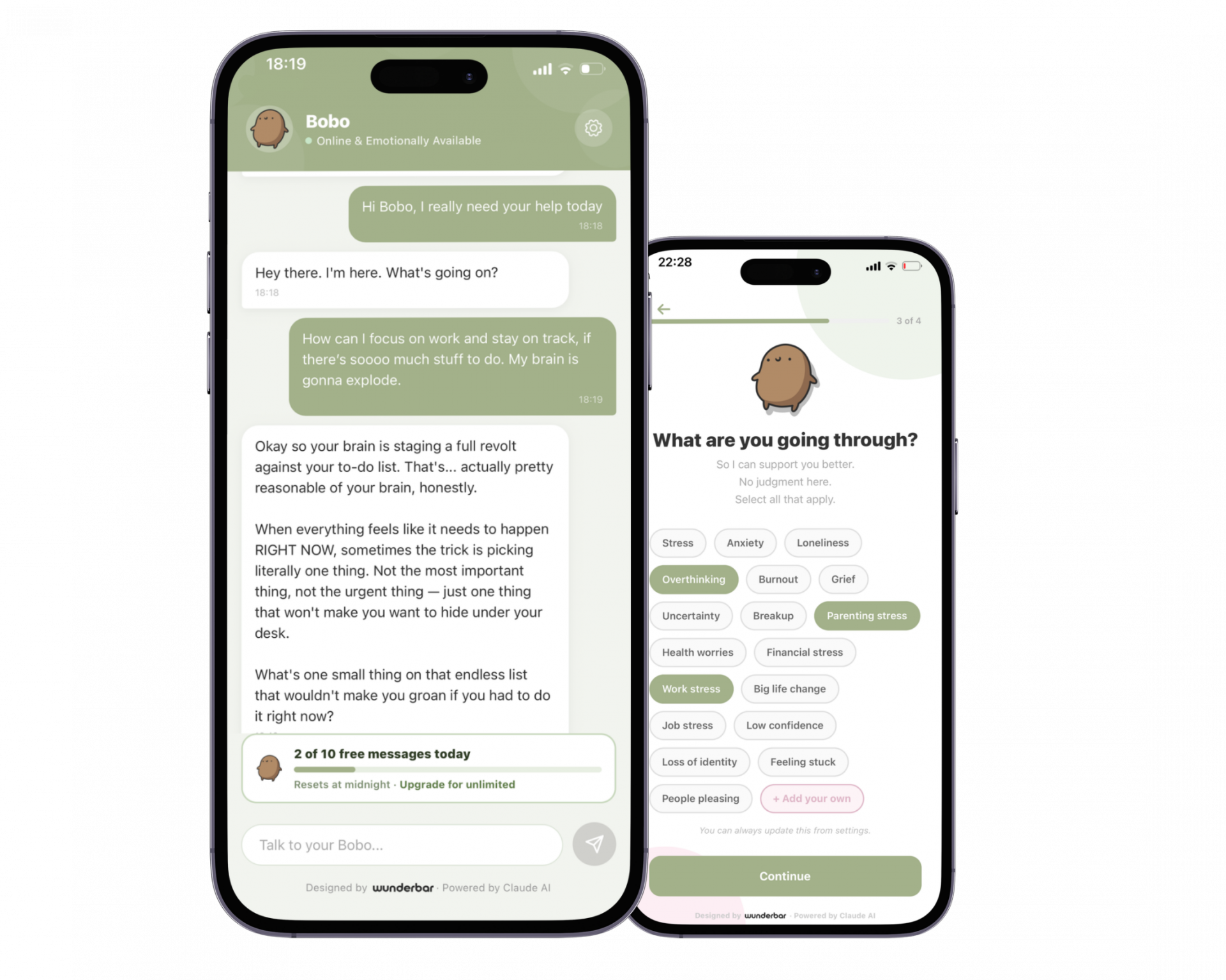 Emotional Support Potato app preview