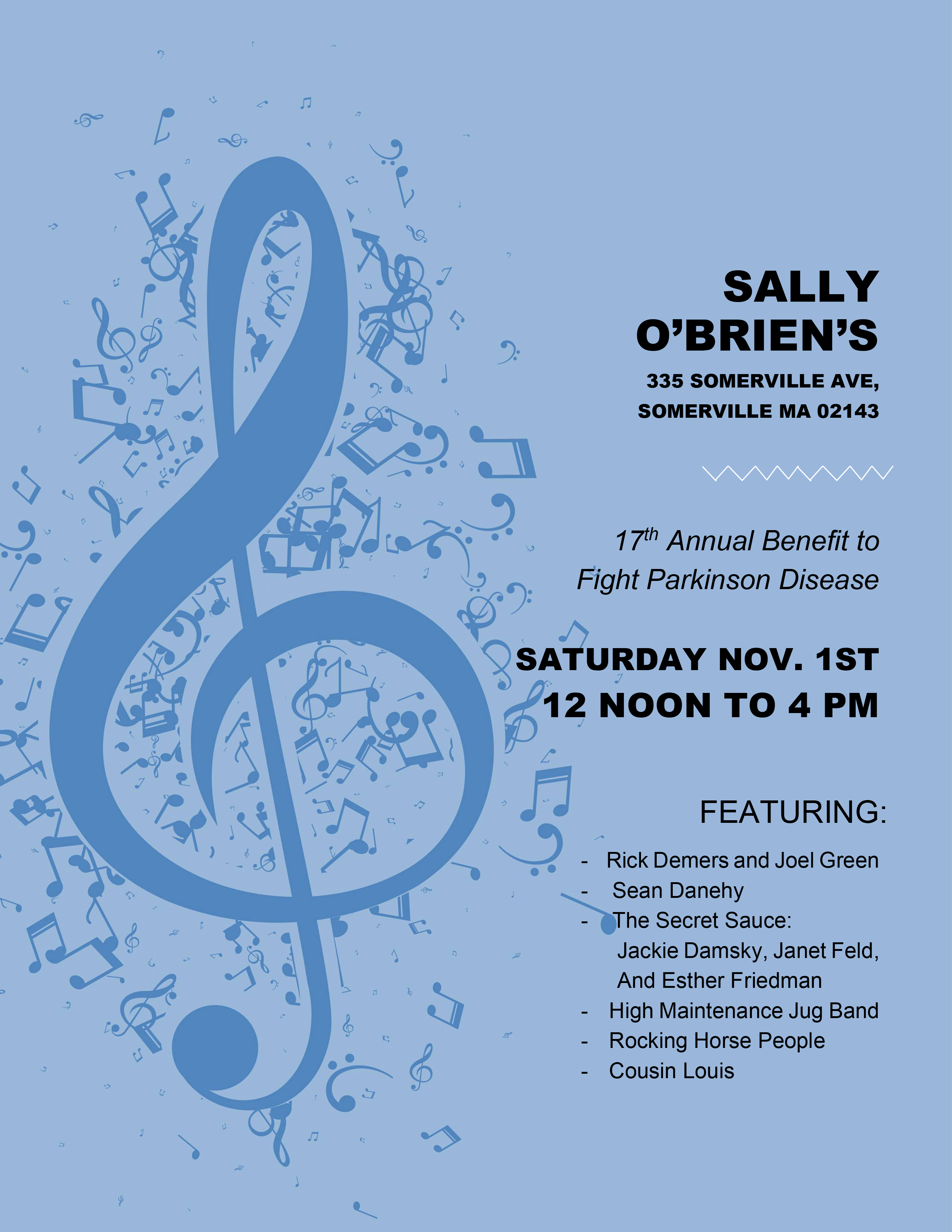 Parkinson's Benefit Poster