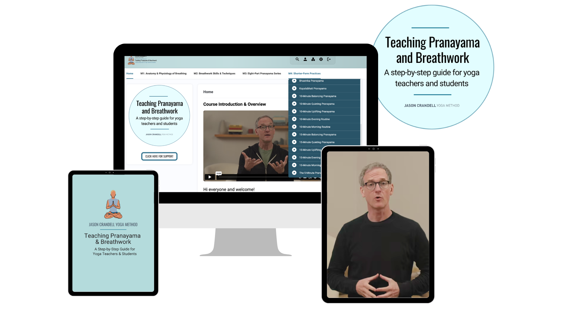 Image of Jason Crandell teaching his breathwork training