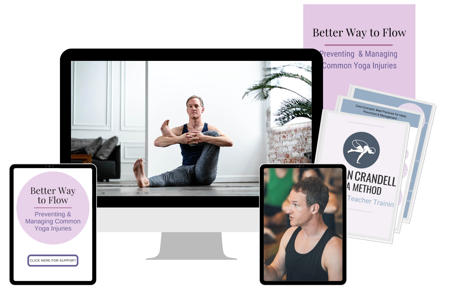 A snapshot of worksheets and images from Better Way to Flow