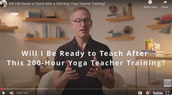 Video of Jason explaining if you really have to teach to do a 200-hour YTT
