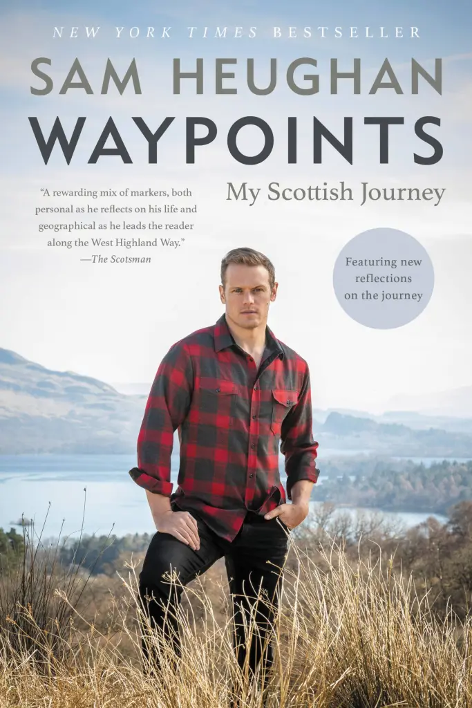 Sam Heughan Book Cover "Waypoints: My Scottish Journey"