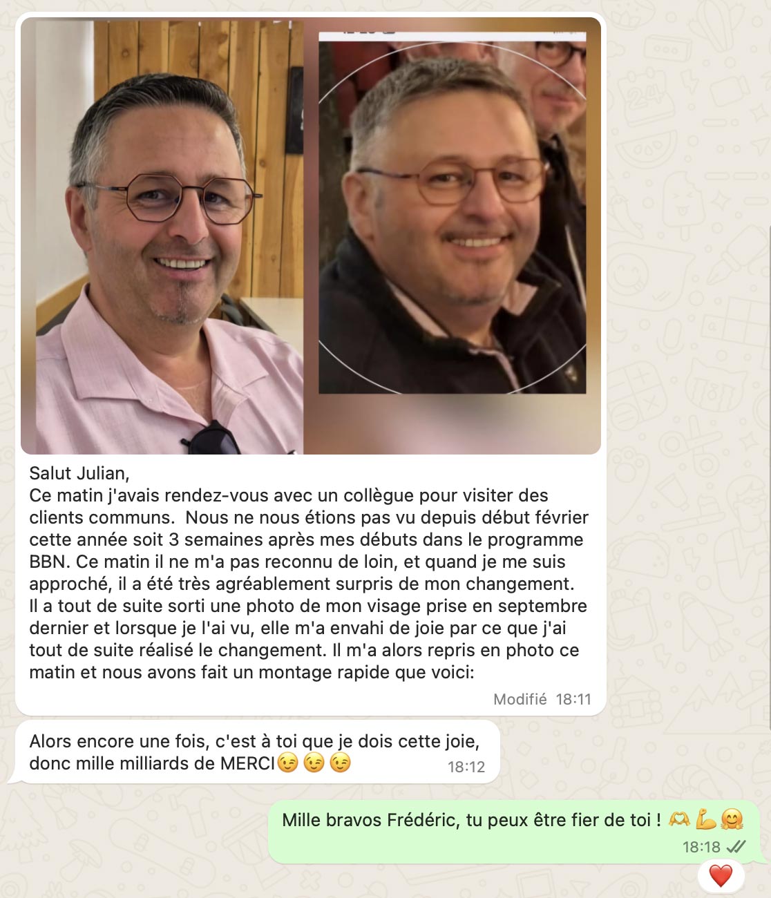 Avis programme Better Body Now Julian Rochat Uniscience