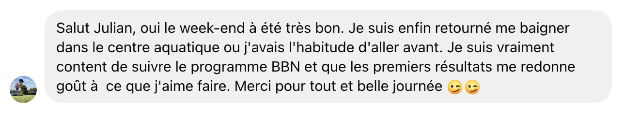 Avis programme Better Body Now Julian Rochat Uniscience