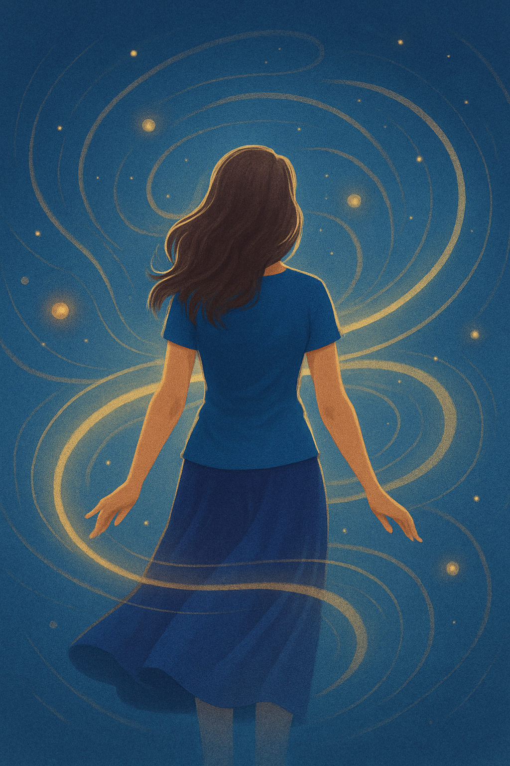 Silhouette at sunrise representing healing for empaths