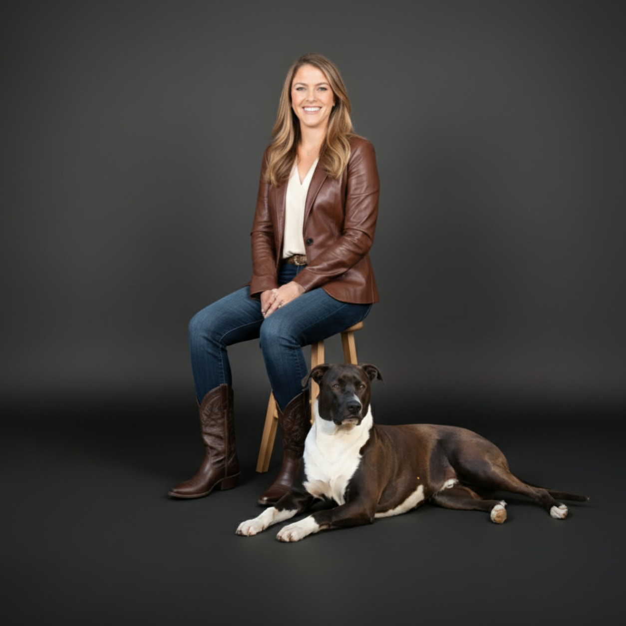 Meet Kristen Miller and her American dog, Oreo