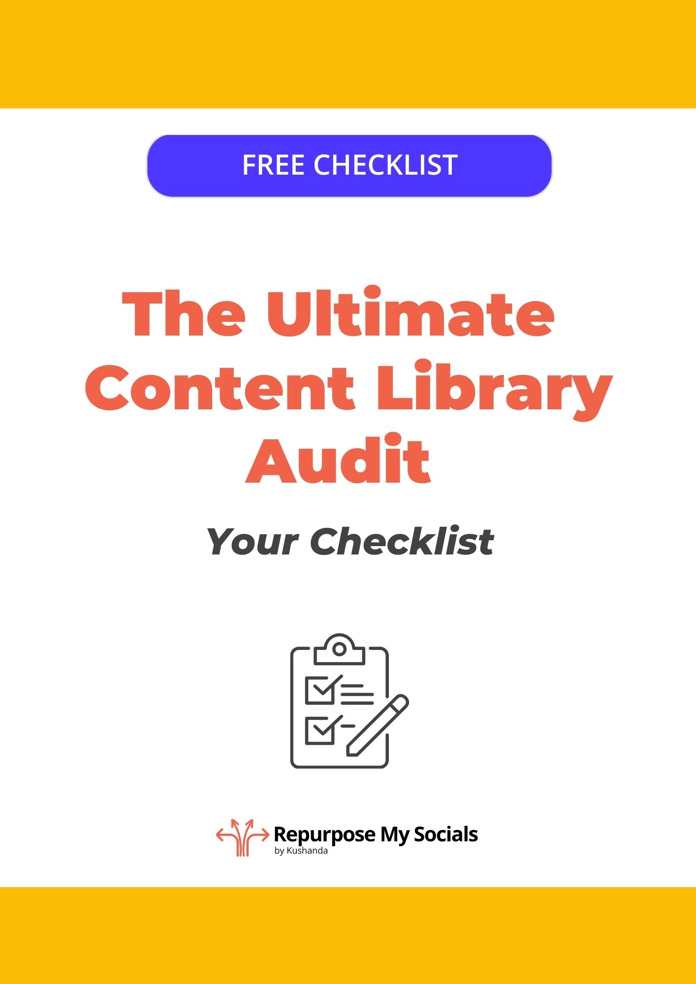 Content Audit Checklist