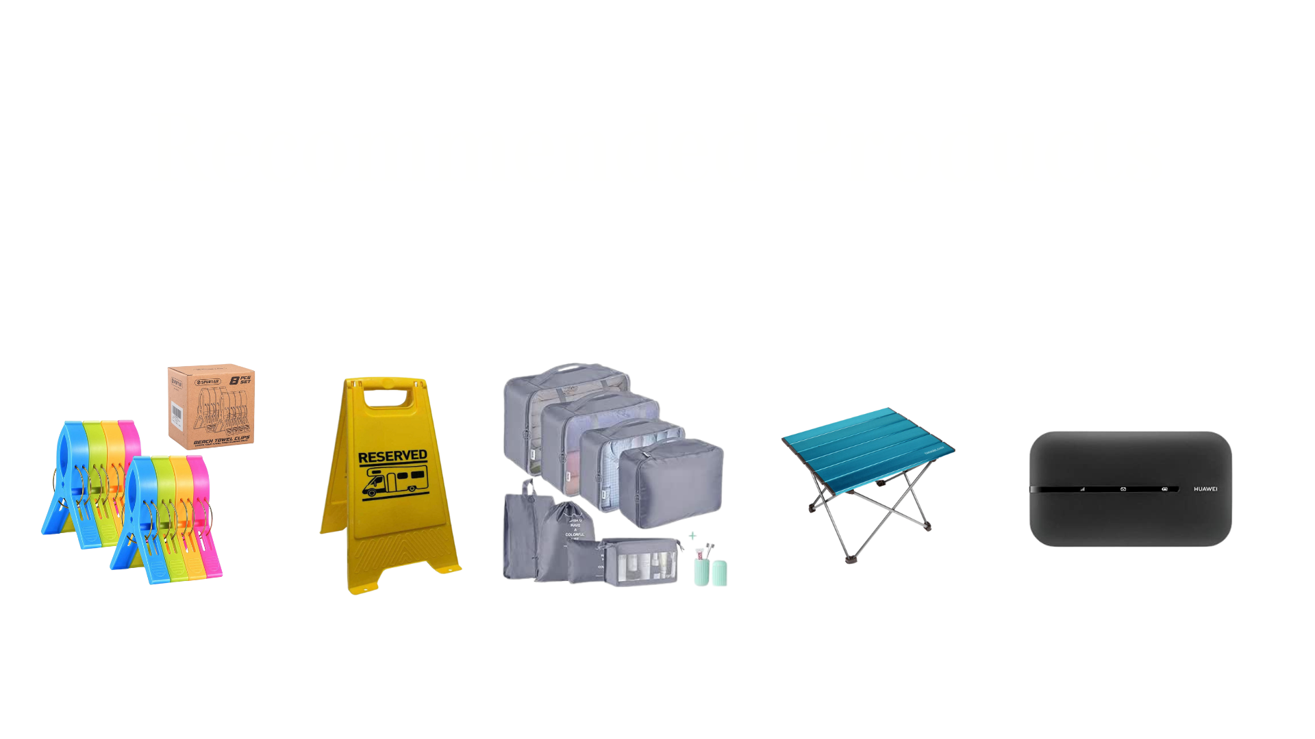 Motorhome accessories