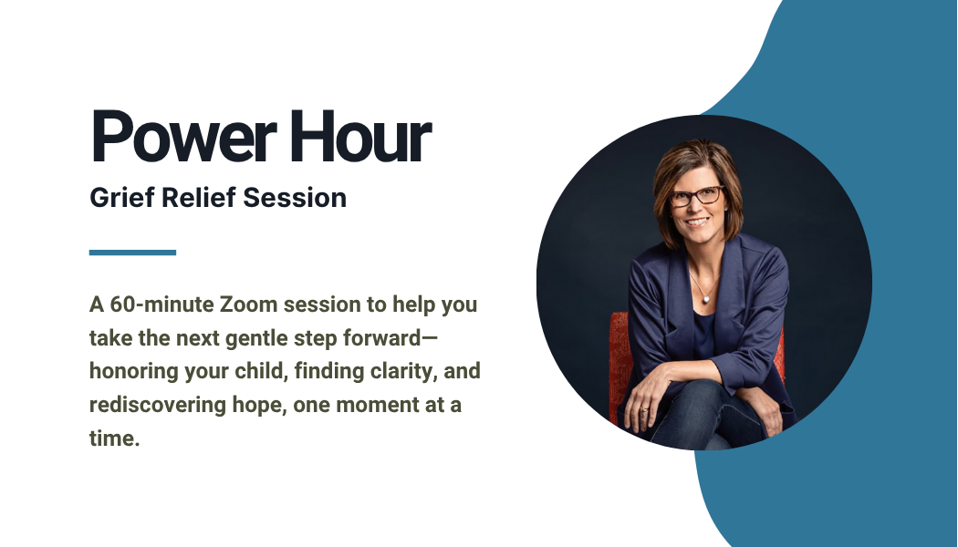 power hour grief relief session with Lisa Boehm