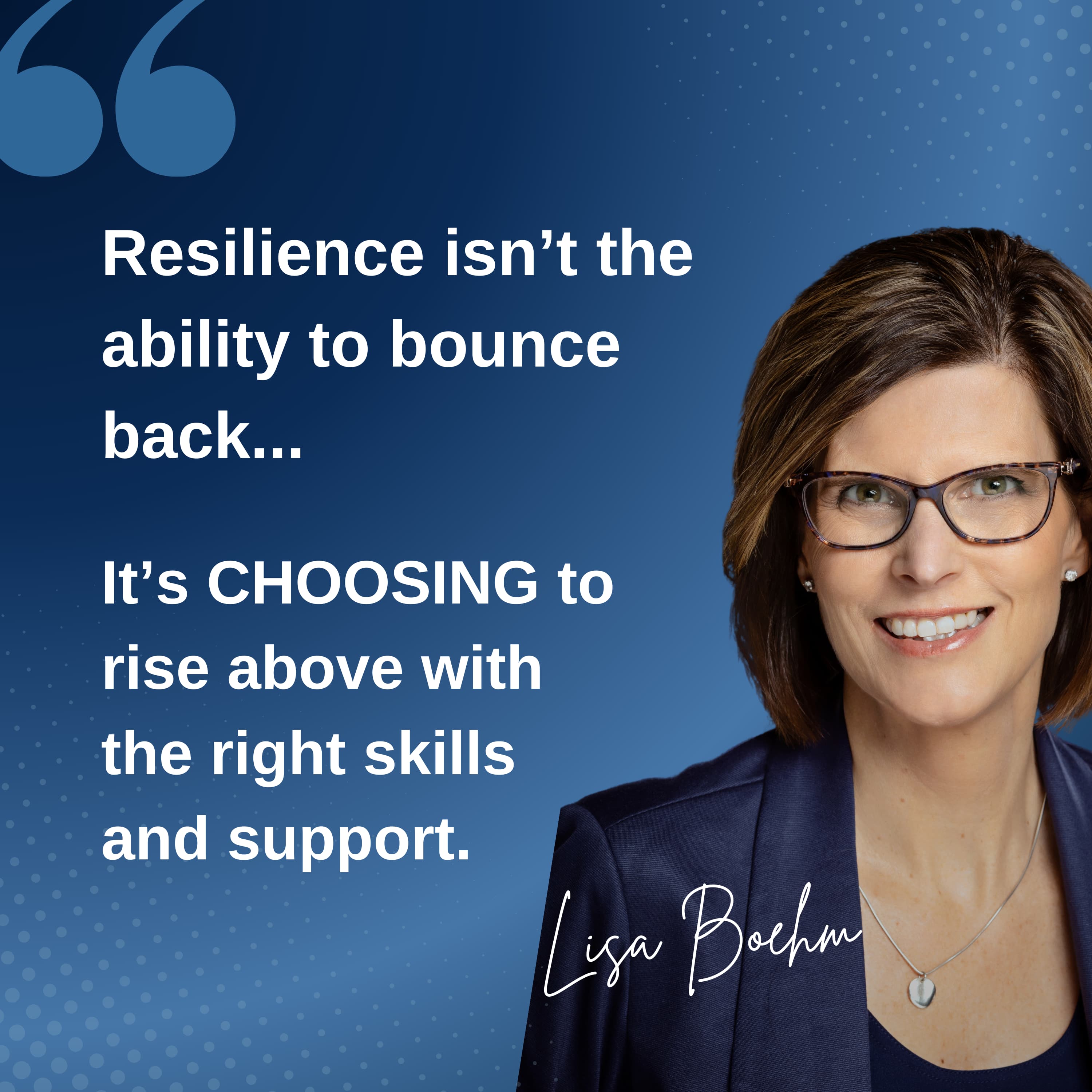 Lisa Boehm Resilience speaker
