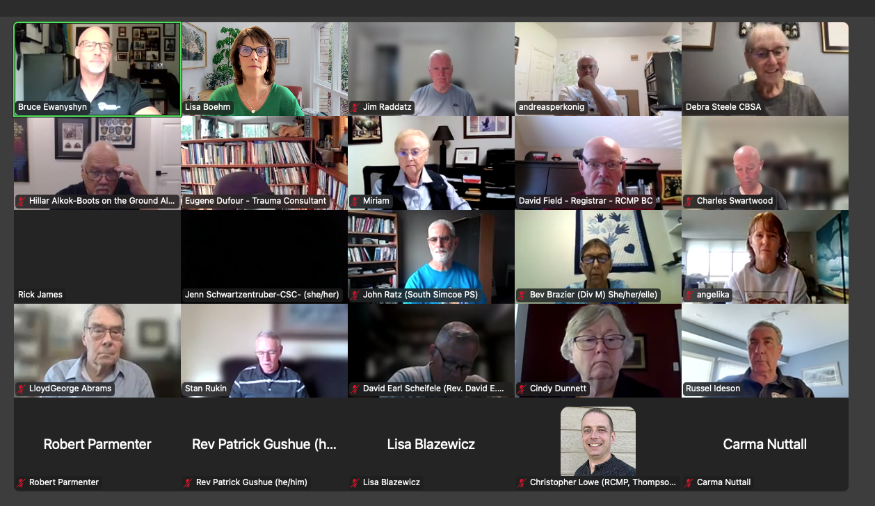 Virtual presentation with Canadian Police Chaplains Ass'n