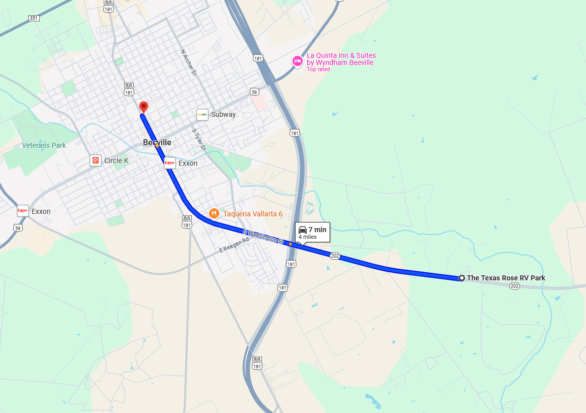 The City of Beeville is an employer in Beeville near our RV park