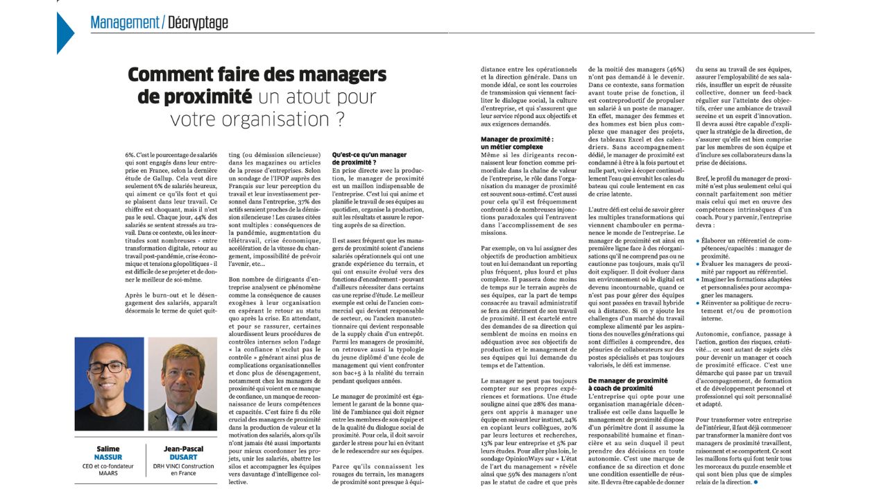 maars le spécialiste de la Transformation maars le spécialiste de la Transformation