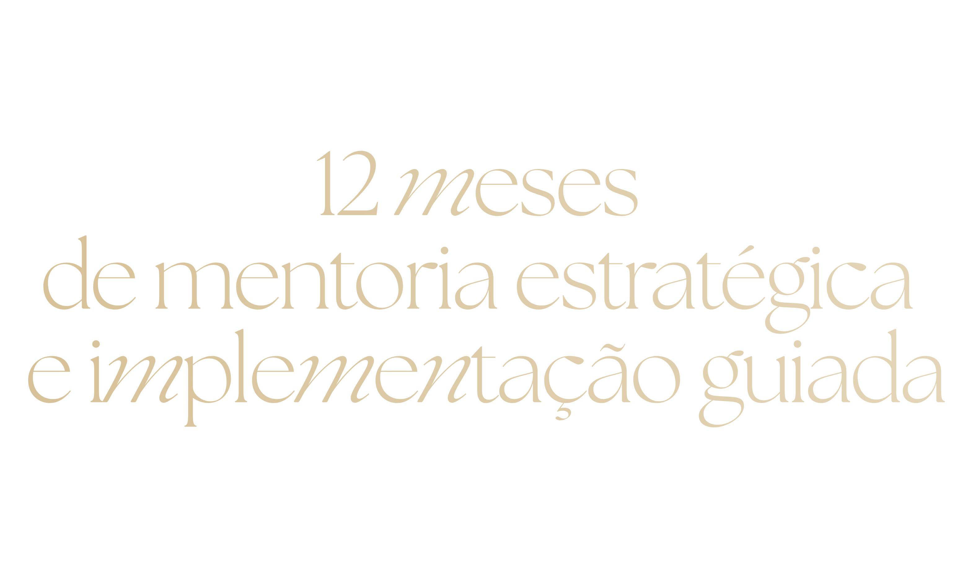 12 meses de mentoria estratégica e implementação guiada no 8iamclub