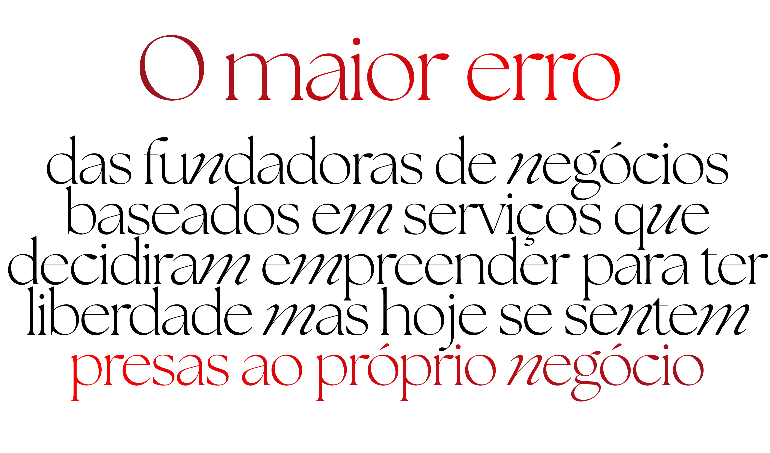 O maior erro dos negócios baseados em serviços que decidiram empreender para ter liberdade e hoje se sentem presas ao negócio