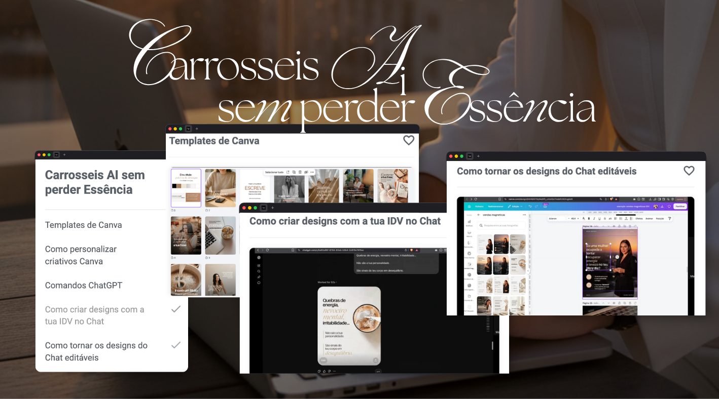Carrosseis AI sem perder a Essência, editar conteúdos chatgpt