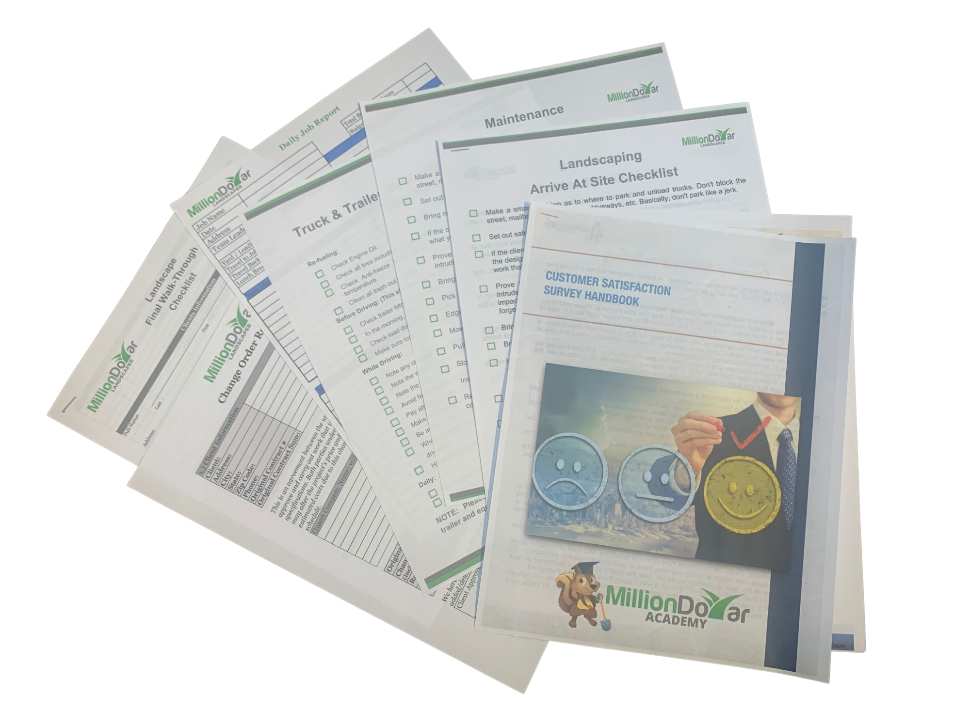 Process documentation templates for landscaping businesses