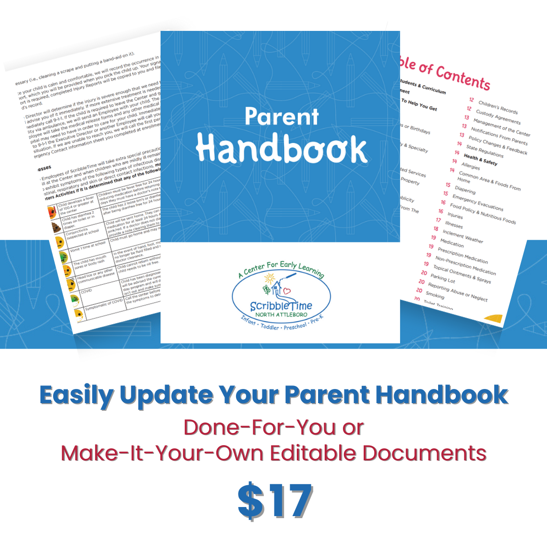 Editable Parent Handbook