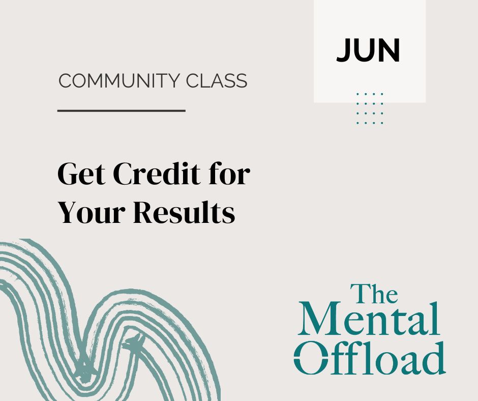 Get Credit for Your Results