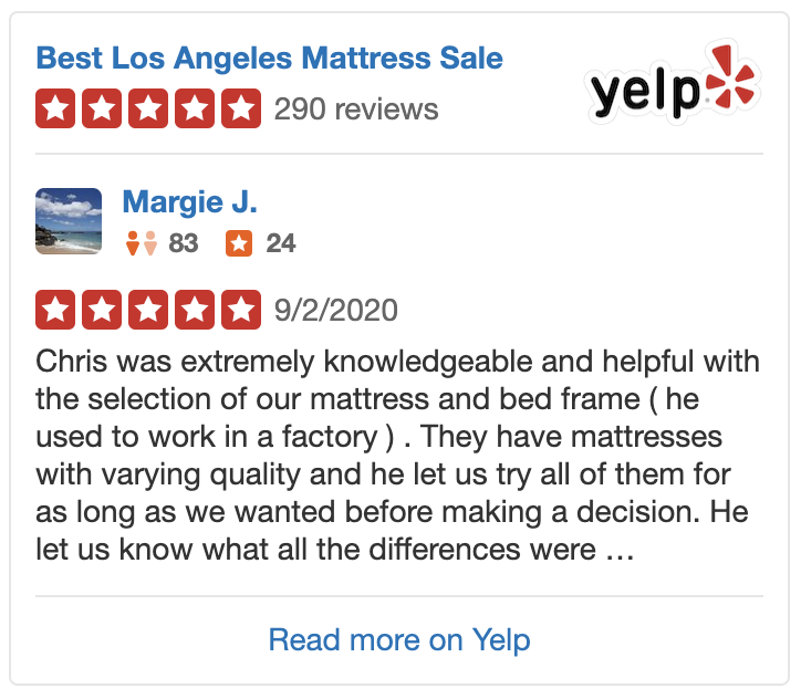 Restonic mattress top rated review yelp