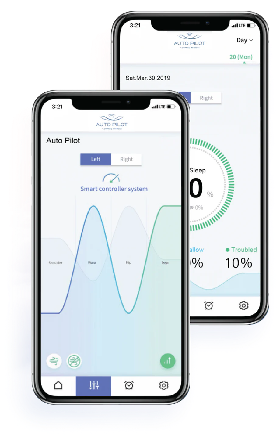 App Picture Autopilot diamond mattress