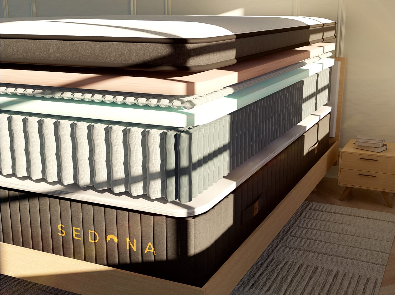 Wool, Latex, Cotton, and Steel